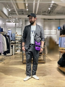「SUPERGA（スペルガ）のアイテム」を使った、NOLLEYS MENS stylingさん（メンズ・177cm）の春コーディネート