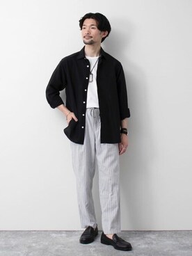 NOLLEYS MENS stylingさん(メンズ・166cm)の夏コーディネート