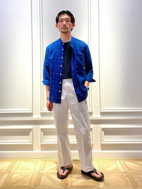 NOLLEYS MENS stylingさん(メンズ・166cm)の夏コーディネート