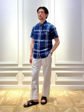 NOLLEYS MENS stylingさん(メンズ・166cm)の夏コーディネート