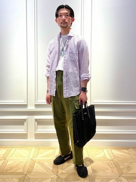 「La Manual Alpargatera（マヌアル・アルパルガテラ）のアイテム」を使った、NOLLEYS MENS stylingさん（メンズ・166cm）の夏コーディネート