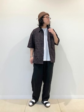 「halo commodity（ハロ　コモディティー）のアイテム（ハット）」を使った、NOLLEYS MENS stylingさん（メンズ・174cm）の夏コーディネート