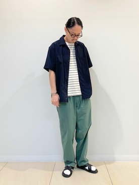 「PORT CANVAS（ポートキャンバス）のアイテム（バッグ）」を使った、NOLLEYS MENS stylingさん（メンズ・174cm）の夏コーディネート