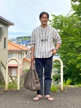 NOLLEYS MENS stylingさん（メンズ・177cm）の夏コーディネート