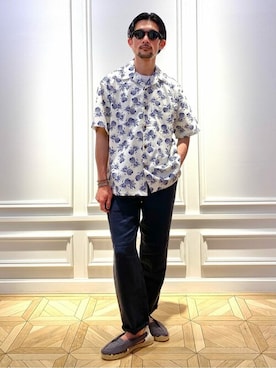 「La Manual Alpargatera（マヌアル・アルパルガテラ）のアイテム」を使った、NOLLEYS MENS stylingさん（メンズ・166cm）の夏コーディネート