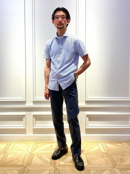 セール】サッカーパラシュートボタン 半袖シャツ（シャツ/ブラウス