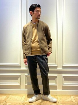 「NOLLEY'S goodman（ノーリーズグッドマン）のアイテム（ブルゾン）」を使った、NOLLEYS MENS stylingさん（メンズ・166cm）の秋コーディネート