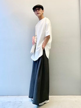 「Lui's（ルイス）のアイテム（サンダル）」を使った、アライ@youtubeさん（メンズ・176cm）の夏コーディネート