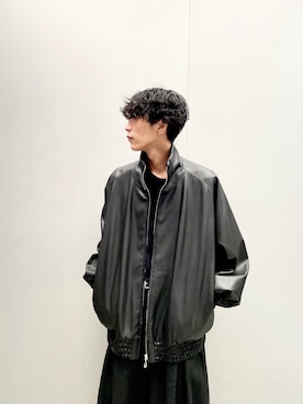 「Lui's（ルイス）のアイテム（ブルゾン）」を使った、アライ@youtubeさん（メンズ・176cm）の秋コーディネート