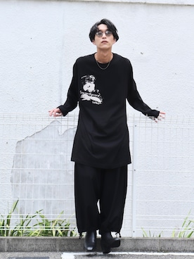「Lui's（ルイス）のアイテム（その他シューズ）」を使った、アライ@youtubeさん（メンズ・176cm）の冬コーディネート