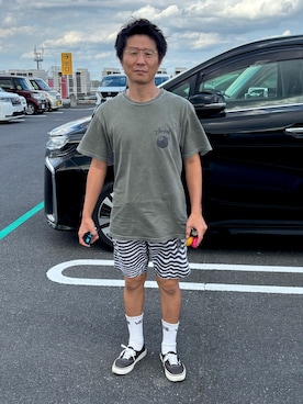 「アイテム（水着/着物・浴衣）」を使った、NOSERIDERRR さん（メンズ・165cm）の秋コーディネート