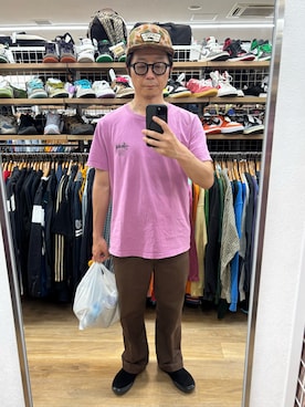 「Dickies（ディッキーズ）のアイテム（パンツ）」を使った、NOSERIDERRR さん（メンズ・165cm）の春コーディネート