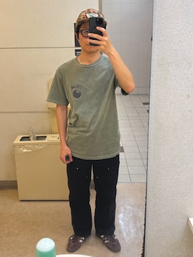 「Carhartt（カーハート）のアイテム」を使った、NOSERIDERRR さん（メンズ・165cm）の春コーディネート