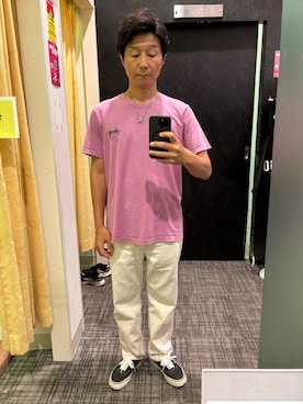 「アイテム（デニムパンツ）」を使った、NOSERIDERRR さん（メンズ・165cm・40代）の夏コーディネート