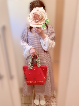 「axes femme POETIQUE（アクシーズファムポエティック）のアイテム」を使った、shoko⋈*｡ﾟさん（レディース・141cm）の春コーディネート