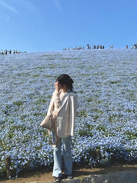 「olu.」｜𝚖さん（レディース・158cm）の春コーディネート