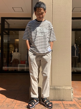 「MYSELF ABAHOUSE」｜ToruFukumotoさん（メンズ・175cm）の夏コーディネート
