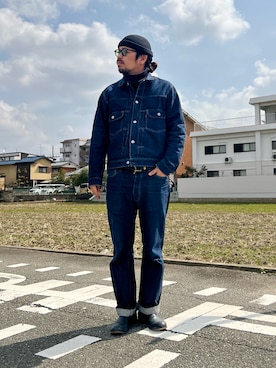 「RACAL（ラカル）のアイテム」を使った、にいるさん（メンズ・178cm）の春コーディネート