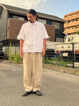 「アイテム（シャツ/ブラウス）」を使った、にいるさん（メンズ・178cm・40代）の夏コーディネート