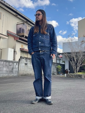 「アイテム（サングラス）」を使った、にいるさん（メンズ・178cm）の秋コーディネート