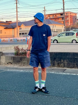 「アイテム（腕時計）」を使った、にいるさん（メンズ・178cm）の夏コーディネート