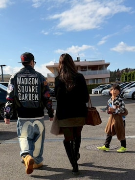 「アイテム（スタジャン）」を使った、fuss@takaさん（メンズ・170cm）の冬コーディネート