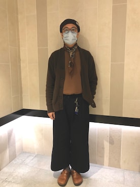 「TRAN泉（トラン）のアイテム」を使った、ljyunさん（メンズ・170cm）の冬コーディネート