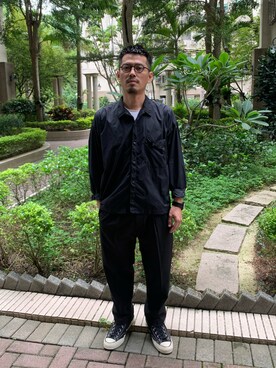 「plain-me（プレインミー）のアイテム」を使った、tsungpinlinさん（メンズ・166cm）の夏コーディネート