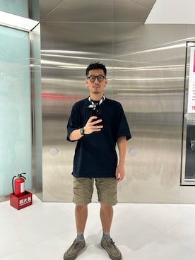 「NEWMAN（ニューマン）のアイテム」を使った、tsungpinlinさん（メンズ・165cm）の夏コーディネート