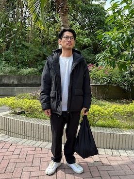 「plain-me（プレインミー）のアイテム（パンツ）」を使った、tsungpinlinさん（メンズ・165cm）の春コーディネート
