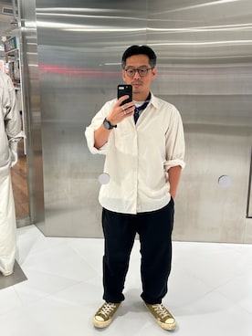 「UNITED ARROWS（ユナイテッドアローズ）のアイテム」を使った、tsungpinlinさん（メンズ・165cm）の秋コーディネート