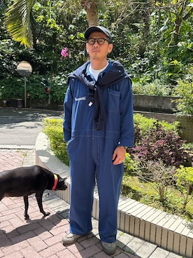 「Saturdays NYC（サタデーズ ニューヨークシティ ）のアイテム（帽子）」を使った、tsungpinlinさん（メンズ・165cm）の春コーディネート