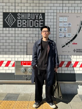 「LANVIN（ランバン）のアイテム（ジャケット/アウター）」を使った、tsungpinlinさん（メンズ・165cm）の冬コーディネート