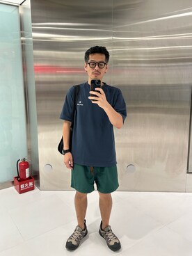 「NEWMAN（ニューマン）のアイテム」を使った、tsungpinlinさん（メンズ・165cm）の夏コーディネート