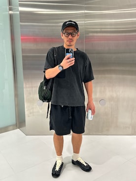 「NIKE（ナイキ）のアイテム（その他パンツ）」を使った、tsungpinlinさん（メンズ・165cm）の秋コーディネート