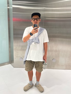 「アイテム（サンダル）」を使った、tsungpinlinさん（メンズ・165cm）の秋コーディネート