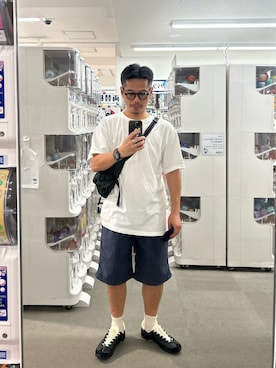 「BOTTEGA VENETA（ボッテガヴェネタ）のアイテム（バッグ）」を使った、tsungpinlinさん（メンズ・165cm）の夏コーディネート