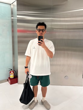 「NEWMAN（ニューマン）のアイテム」を使った、tsungpinlinさん（メンズ・165cm）の夏コーディネート
