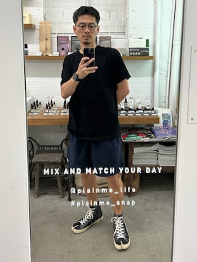 「plainme」｜tsungpinlinさん（メンズ・166cm）の夏コーディネート