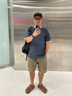 「BOTTEGA VENETA（ボッテガヴェネタ）のアイテム（バッグ）」を使った、tsungpinlinさん（メンズ・165cm）の秋コーディネート