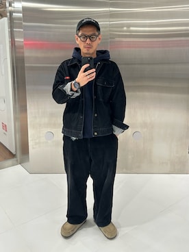 「アイテム（その他シューズ）」を使った、tsungpinlinさん（メンズ・165cm）の冬コーディネート