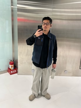 「FORK&SPOON（フォークアンドスプーン）のアイテム」を使った、tsungpinlinさん（メンズ・165cm）の秋コーディネート