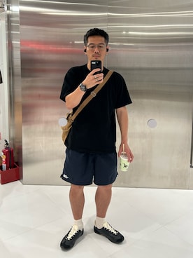 「A.P.C.（アーペーセー）のアイテム」を使った、tsungpinlinさん（メンズ・165cm）の夏コーディネート