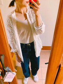 TODAYFUL（トゥデイフル）の「ブロックレースシャツ（シャツ
