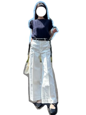 「アイテム（パンプス）」を使った、三葉さん（レディース・165cm）の夏コーディネート