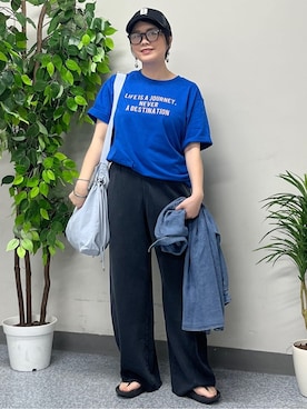 「BACK NUMBER（バックナンバー）のアイテム」を使った、nonty＊さん（レディース・157cm）の夏コーディネート