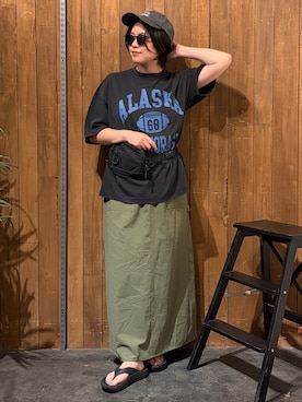 「BACK NUMBER（バックナンバー）のアイテム」を使った、nonty＊さん（レディース・157cm）の夏コーディネート