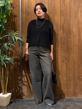 「SOMETHING（サムシング）のアイテム」を使った、nonty＊さん（レディース・157cm）の秋コーディネート