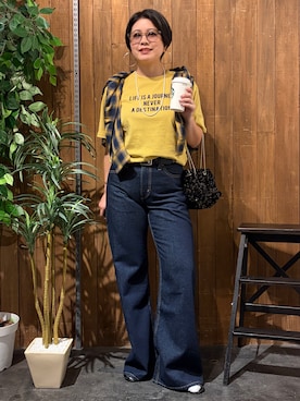 「Right-on（ライトオン）のアイテム」を使った、nonty＊さん（レディース・157cm）の夏コーディネート