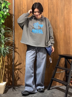 「SOMETHING（サムシング）のアイテム」を使った、nonty＊さん（レディース・157cm）の秋コーディネート